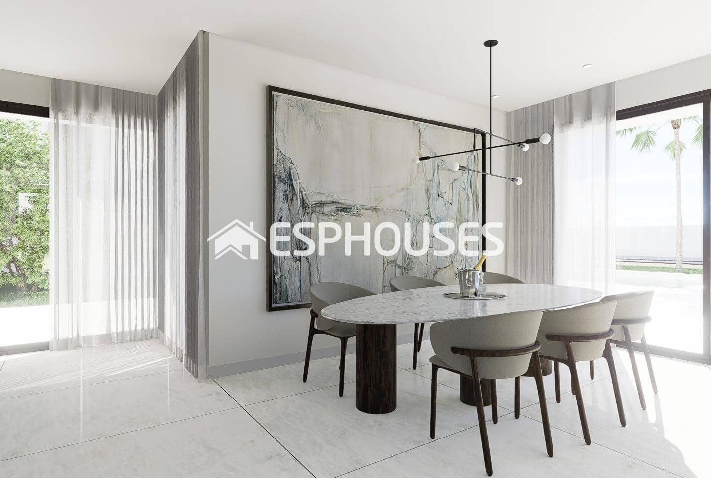 4 sypialnia Willa na sprzedaż w Orihuela Costa z basenem garażem - 1 700 000 € (Ref: 9444287)