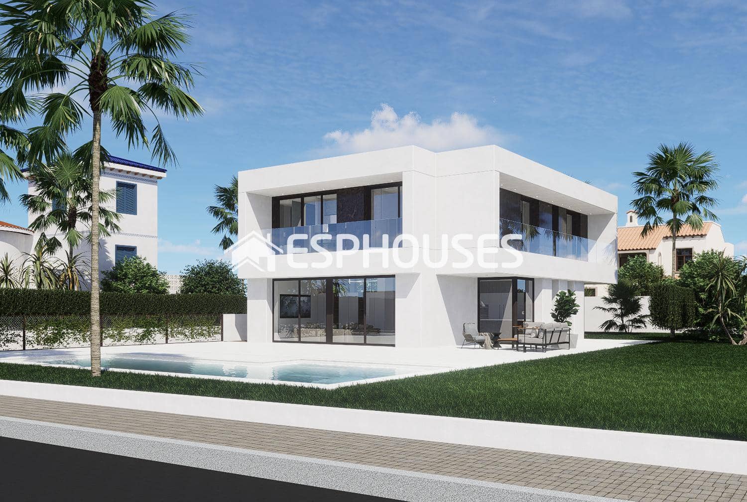 4 sypialnia Willa na sprzedaż w Orihuela Costa z basenem garażem - 1 700 000 € (Ref: 9444287)