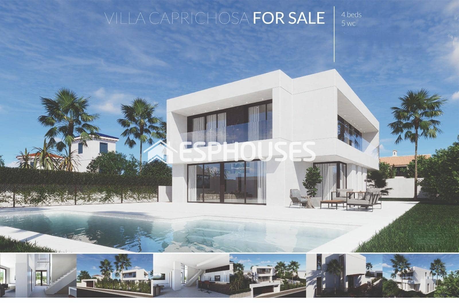 4 sypialnia Willa na sprzedaż w Orihuela Costa z basenem garażem - 1 700 000 € (Ref: 9444287)