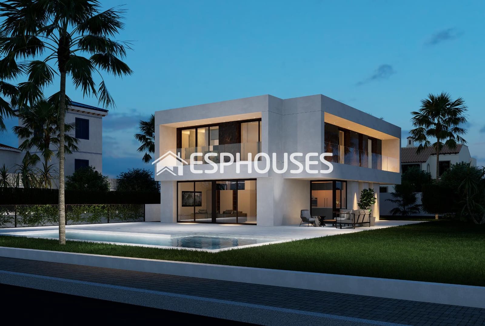 4 sypialnia Willa na sprzedaż w Orihuela Costa z basenem garażem - 1 700 000 € (Ref: 9444287)