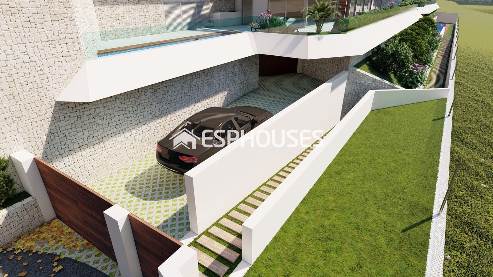 4 makuuhuone Huvila myytävänä paikassa Calpe / Calp mukana uima-altaan 
autotalli - 850 000 € (Ref: 9444288)