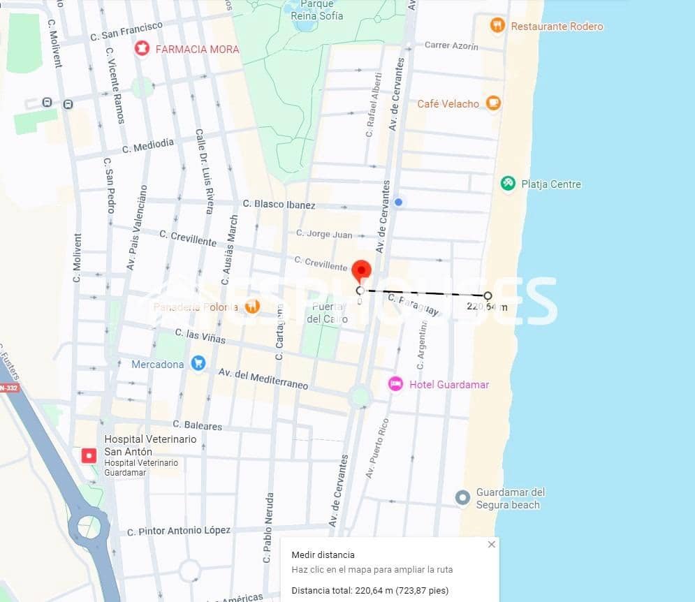 Apartamento de 2 habitaciones en Guardamar del Segura en venta - 200.000 € (Ref: 9444295)