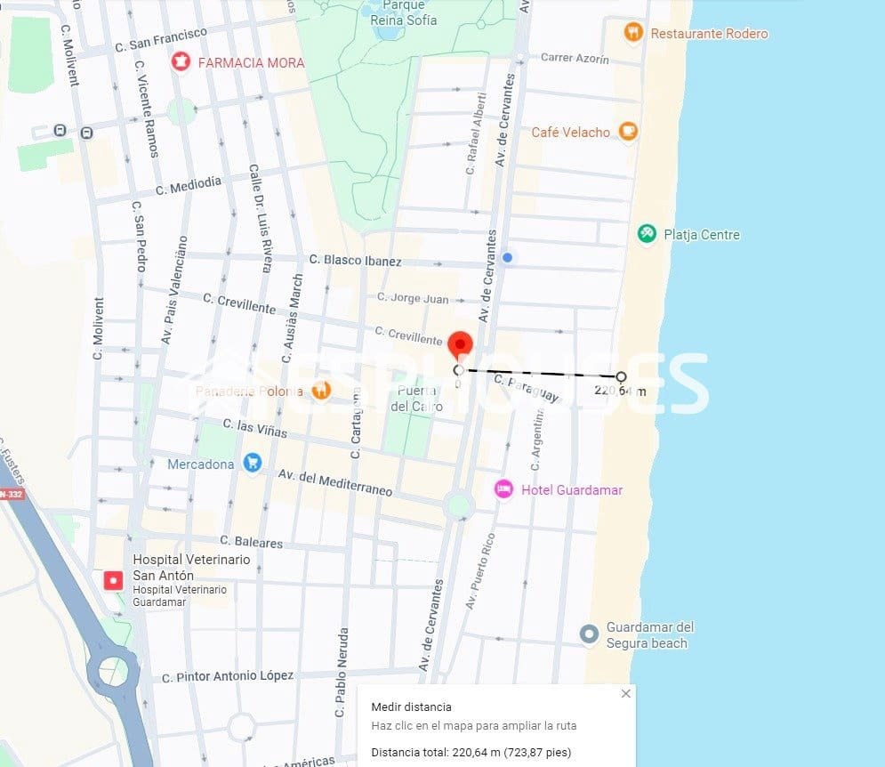 Apartamento de 2 habitaciones en Guardamar del Segura en venta - 200.000 € (Ref: 9444295)