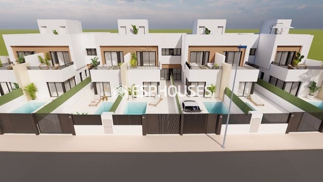 3 soveværelse Semi-Rækkehus til salg i Santiago de la Ribera, San Javier med swimmingpool - € 379.000 (Ref: 9444302)