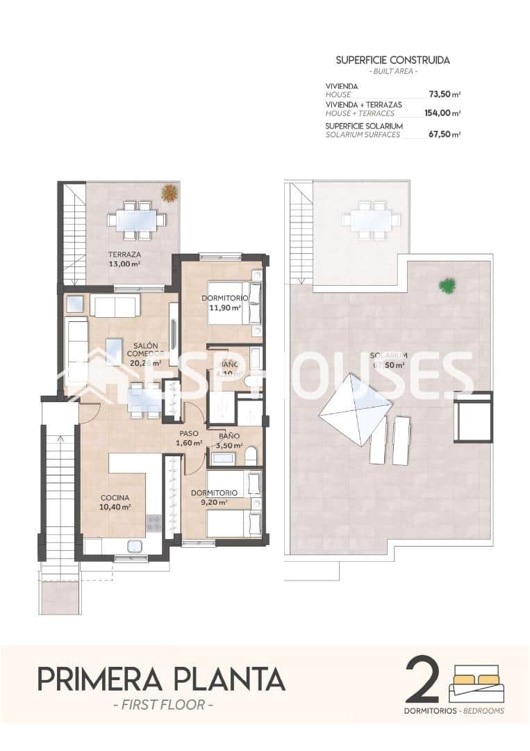 2 sovrum Lägenhet till salu i San Miguel de Salinas med pool garage - 269 900 € (Ref: 9444329)