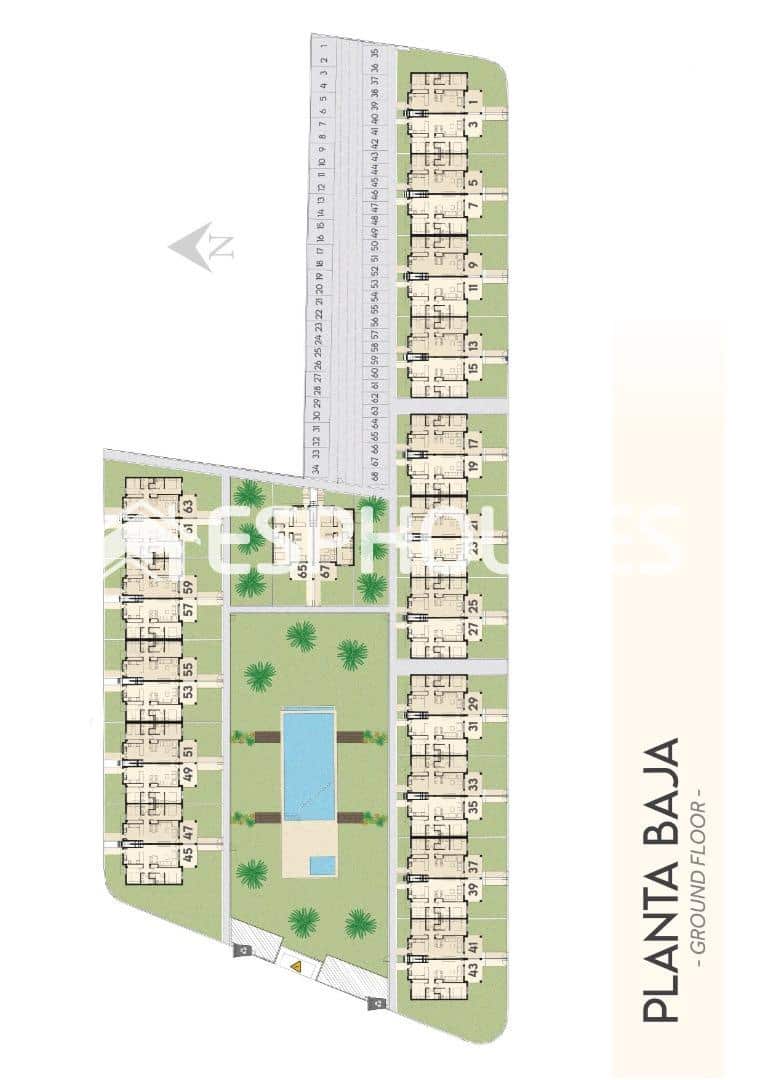 2 Zimmer Apartment zu verkaufen in San Miguel de Salinas mit Pool Garage - 239.900 € (Ref: 9444330)
