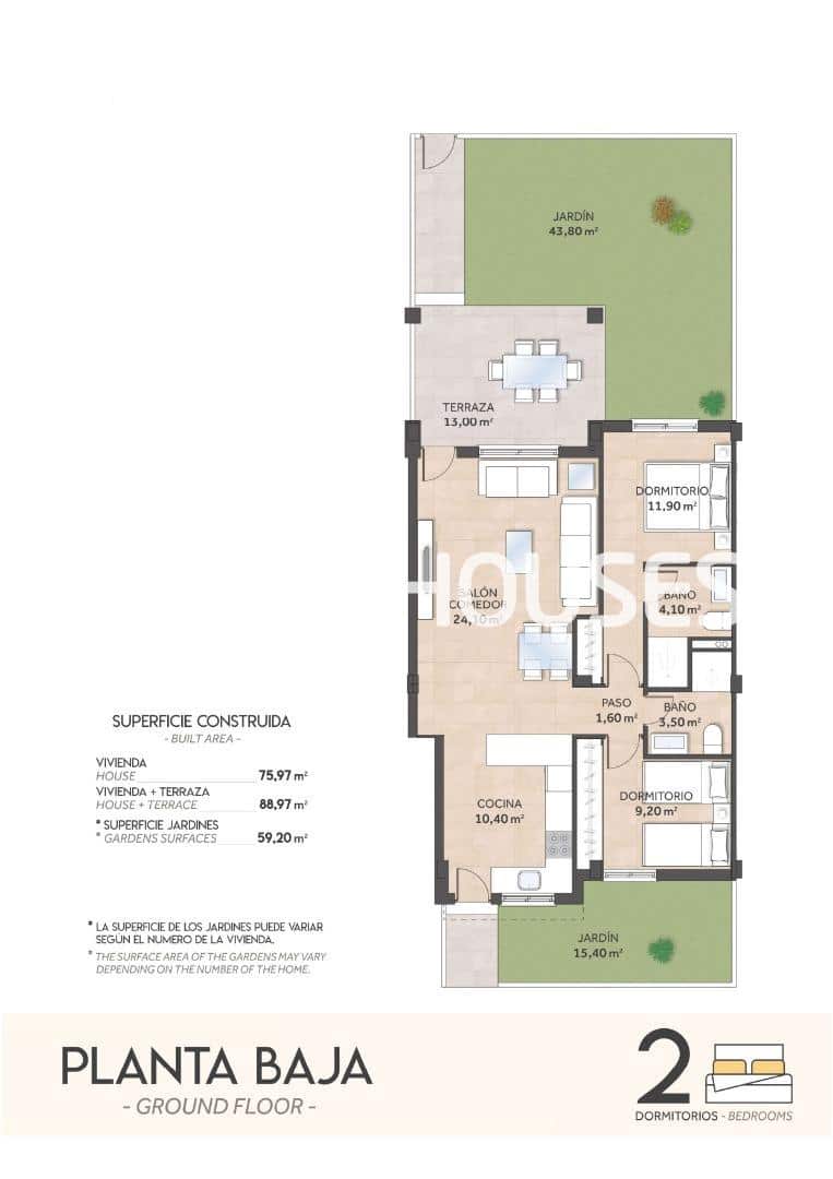 2 Zimmer Apartment zu verkaufen in San Miguel de Salinas mit Pool Garage - 239.900 € (Ref: 9444330)