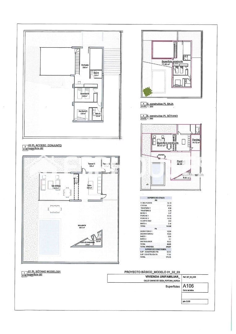 3 bedroom Villa for sale in Fortuna with pool - € 350,000 (Ref: 9444333)