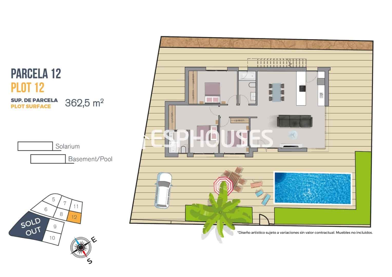 3 soveværelse Villa til salg i Finestrat med swimmingpool garage - € 540.000 (Ref: 9444344)
