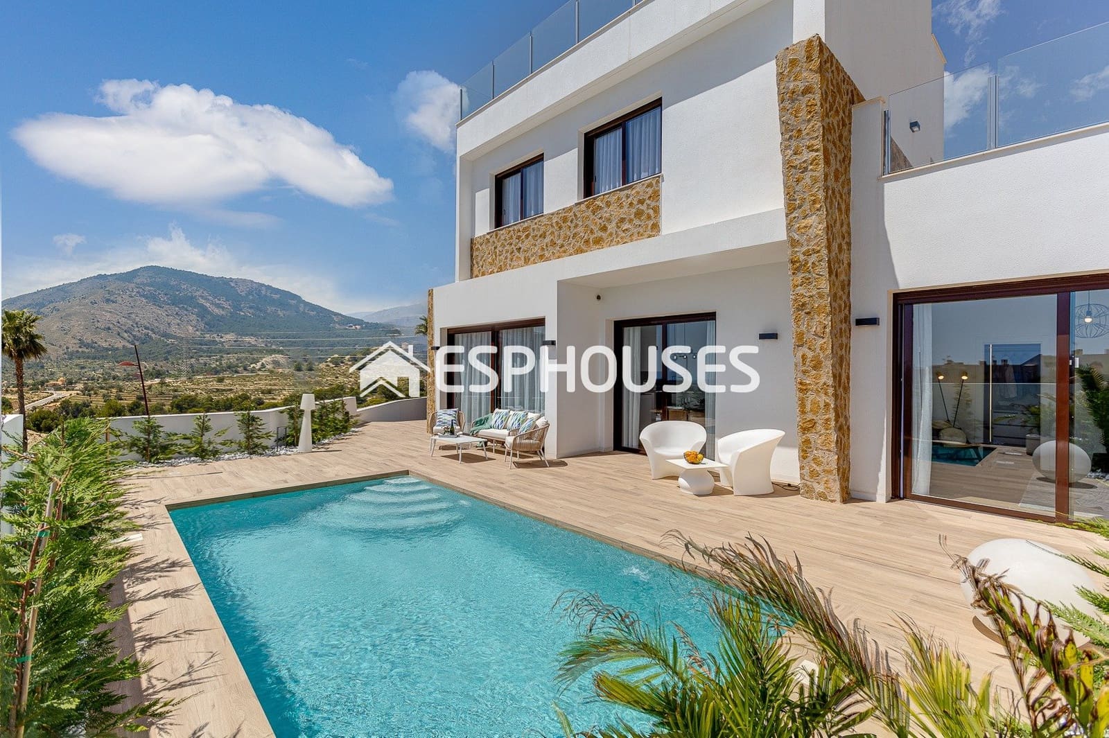 3 soveværelse Villa til salg i Finestrat med swimmingpool garage - € 540.000 (Ref: 9444344)