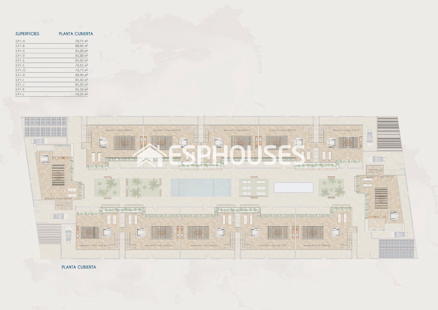 3 soveværelse Penthouse til salg i Torre-Pacheco med swimmingpool - € 240.000 (Ref: 9444351)