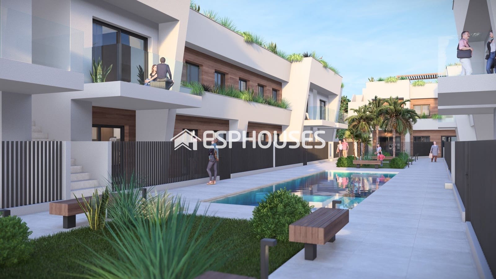 3 soveværelse Penthouse til salg i Torre-Pacheco med swimmingpool - € 240.000 (Ref: 9444351)