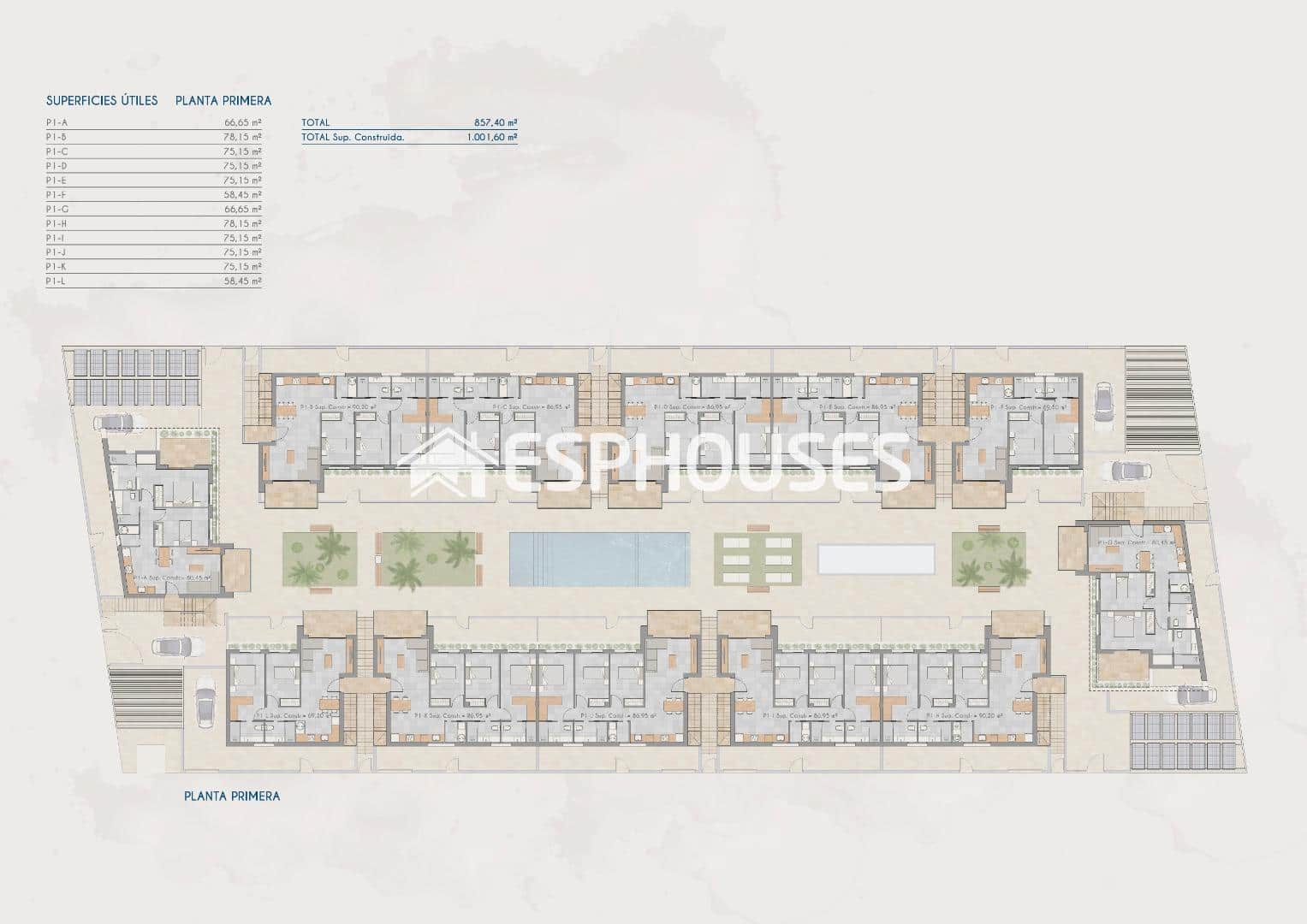 2 Zimmer Apartment zu verkaufen in Torre-Pacheco mit Pool Garage - 220.000 € (Ref: 9444354)