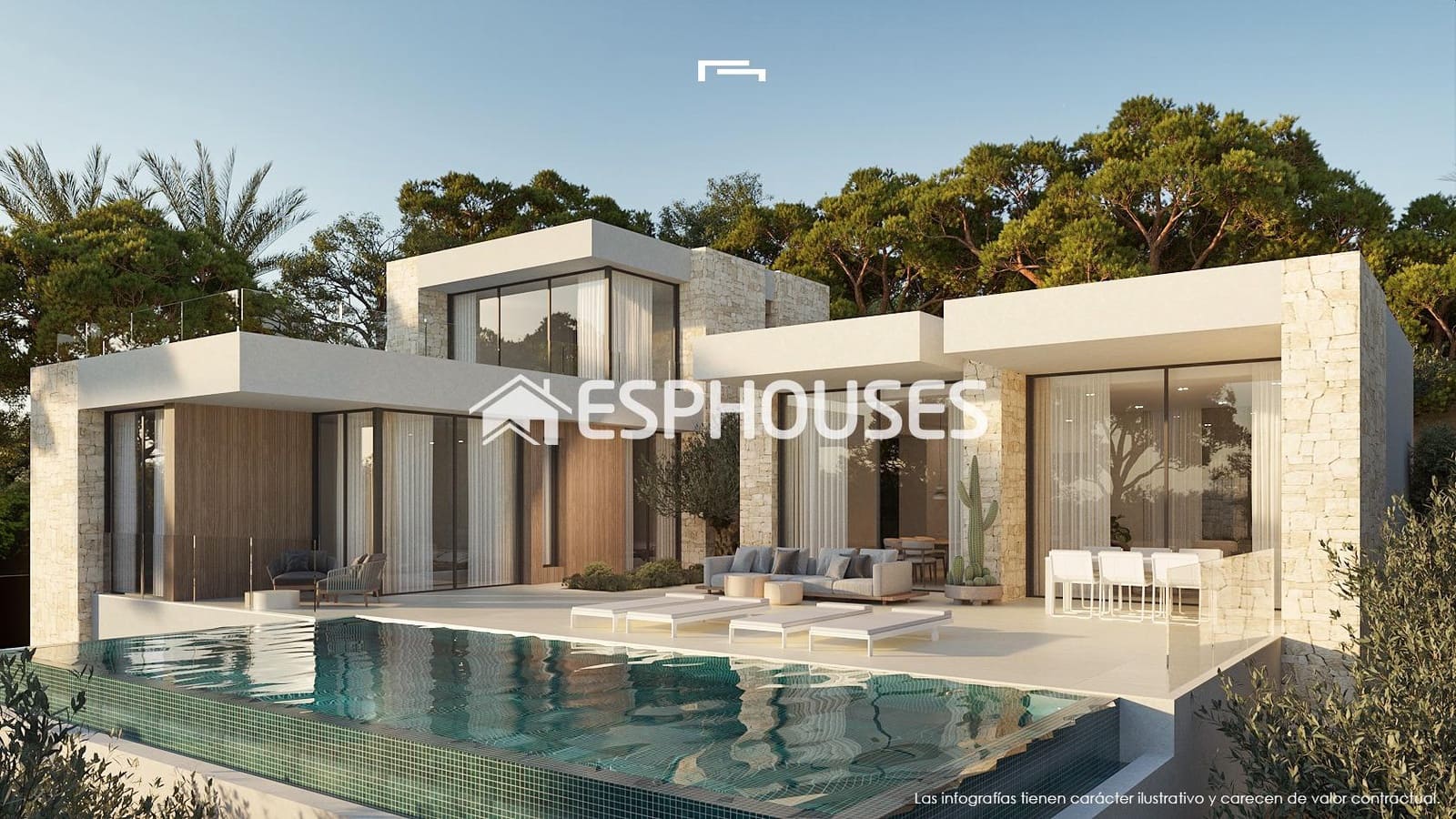 3 makuuhuone Huvila myytävänä paikassa Benissa mukana uima-altaan 
autotalli - 1 890 000 € (Ref: 9444356)