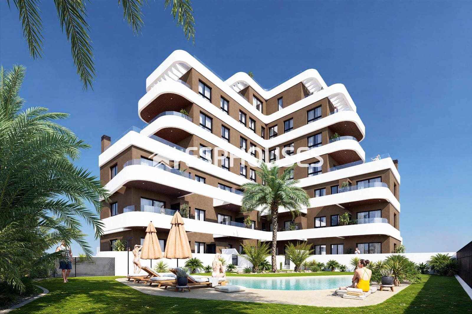 3 soveværelse Lejlighed til salg i Guardamar del Segura med swimmingpool garage - € 345.000 (Ref: 9444366)