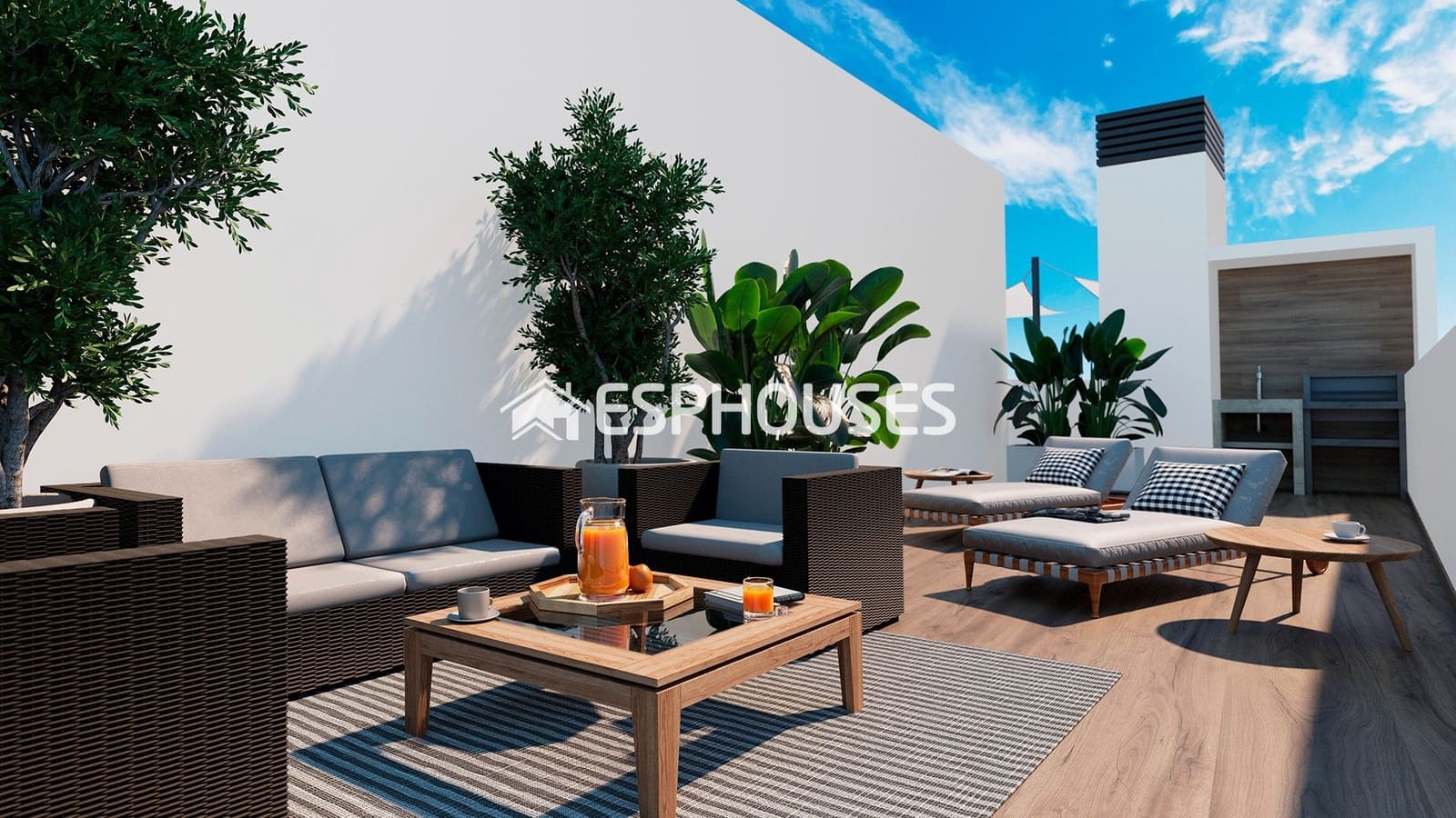 2 chambre Penthouse à vendre à Torrevieja avec piscine - 380 000 € (Ref: 9444373)