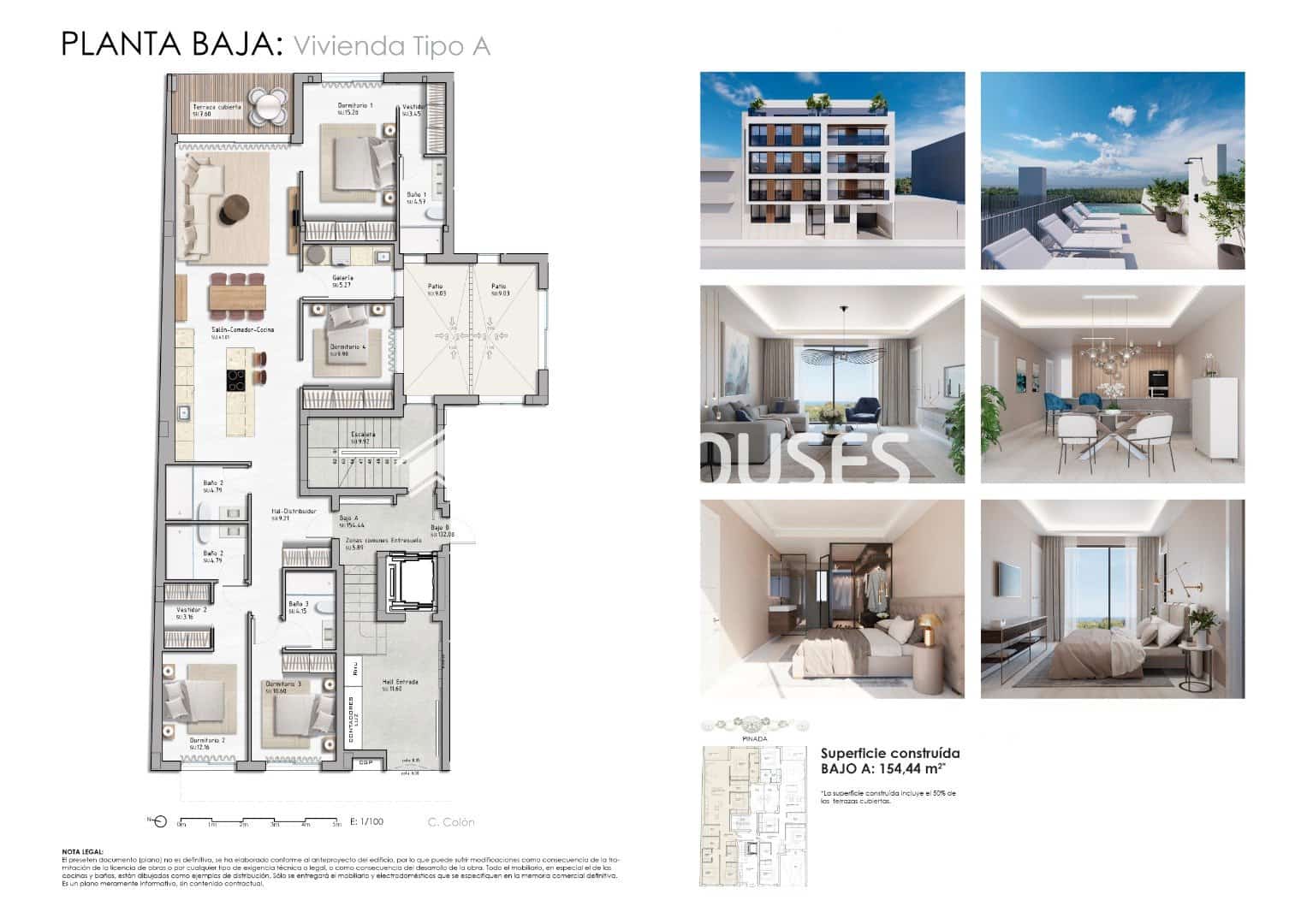 4 bedroom Apartment for sale in Guardamar del Segura with pool garage - € 470,000 (Ref: 9444379)