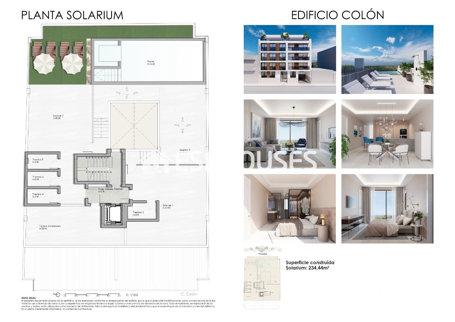 3 slaapkamer Penthouse te koop in Guardamar del Segura met zwembad garage - € 850.000 (Ref: 9444380)