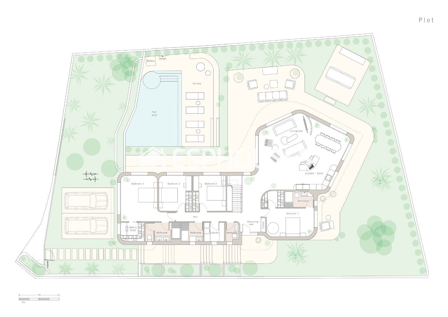 4 chambre Villa/Maison à vendre à San Fulgencio avec piscine garage - 1 187 000 € (Ref: 9444382)