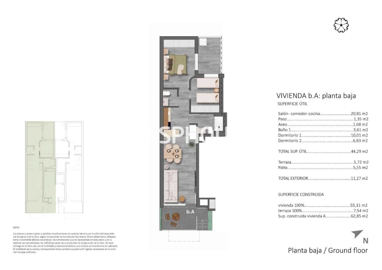 2 bedroom Apartment for sale in Torre de la Horadada with pool - € 295,900 (Ref: 9444400)