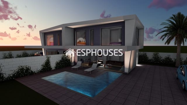 Pareado de 3 habitaciones en Monte y Mar, Santa Pola en venta con piscina - 435.000 € (Ref: 9444404)