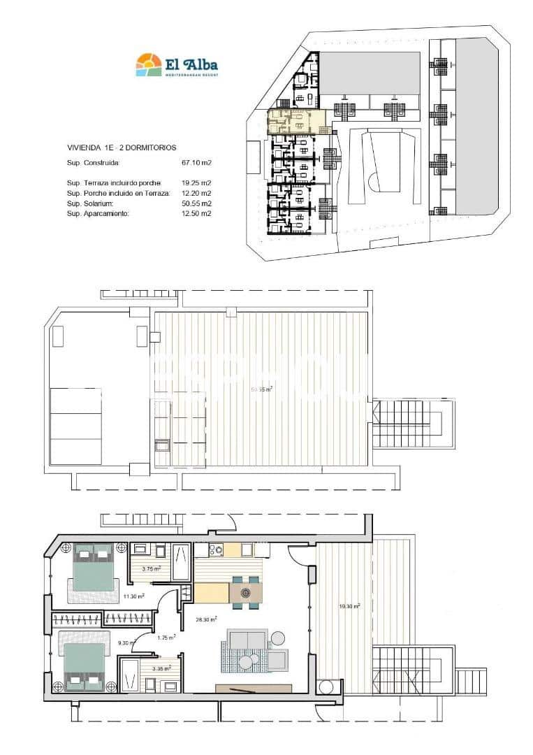 2 sovrum Lägenhet till salu i Roldan med pool garage - 233 000 € (Ref: 9444405)