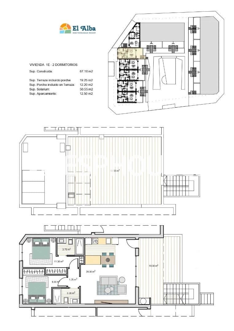 Ático de 2 habitaciones en Roldan en venta con piscina - 238.000 € (Ref: 9444405)