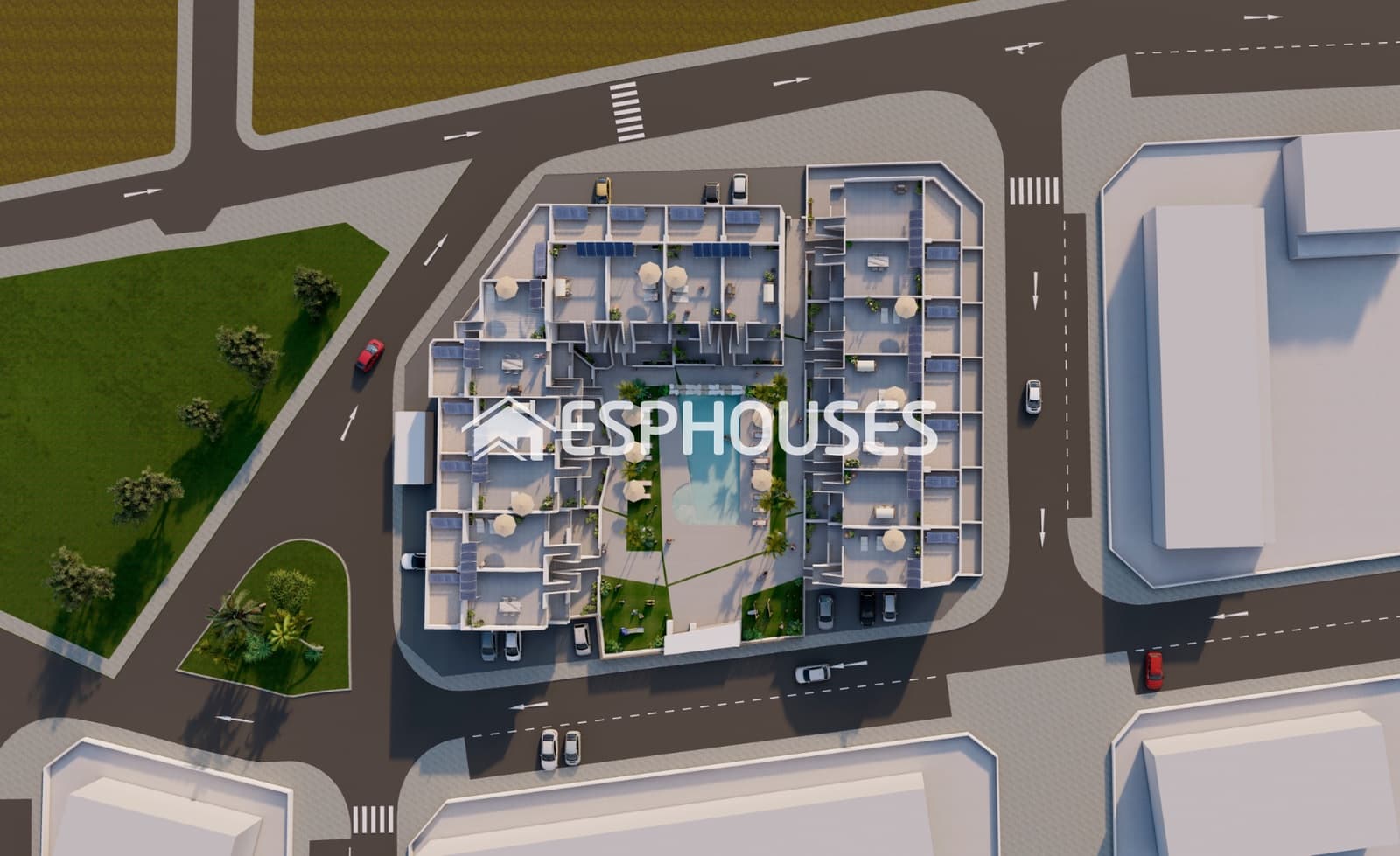 Ático de 2 habitaciones en Roldan en venta con piscina - 238.000 € (Ref: 9444405)