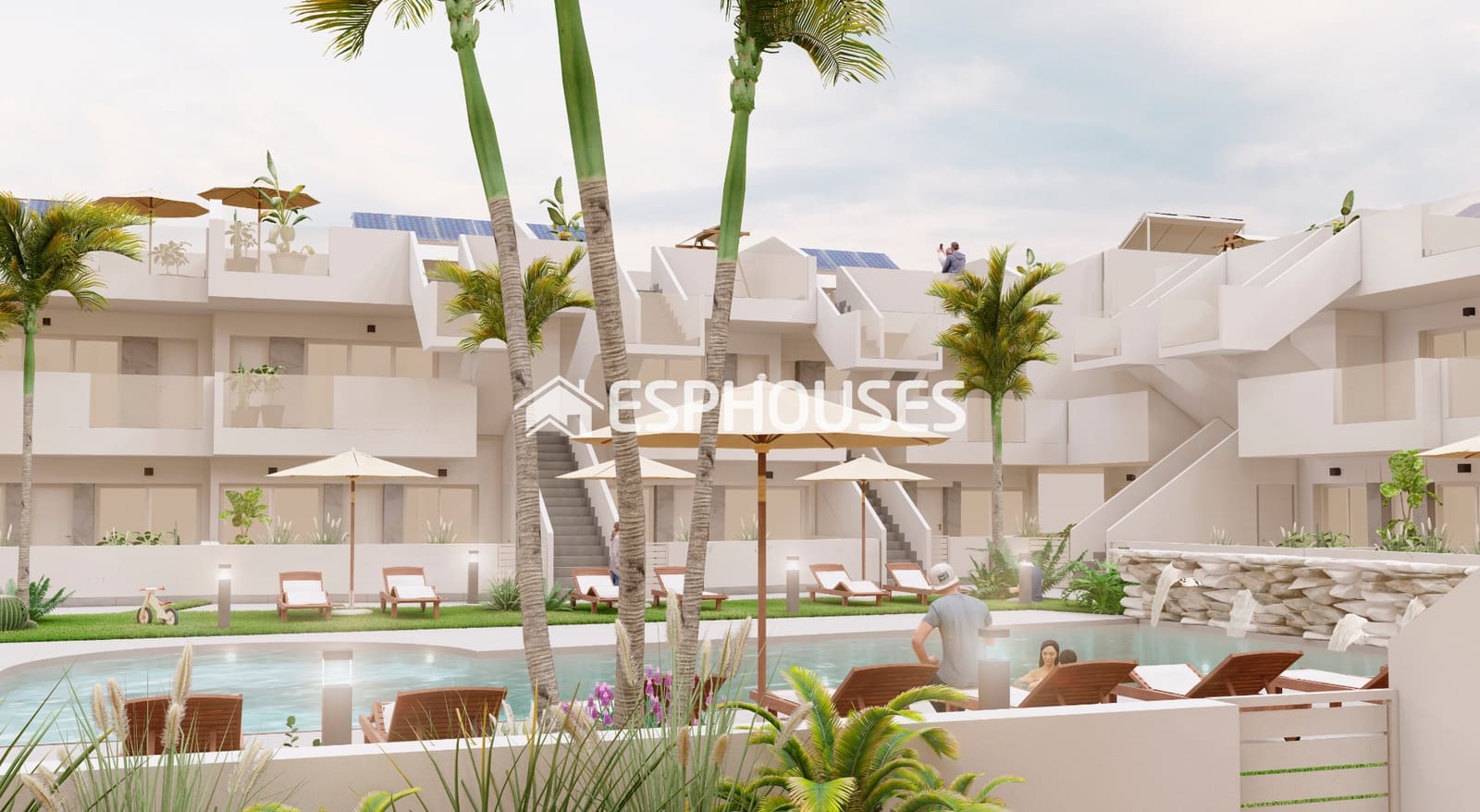 Ático de 2 habitaciones en Roldan en venta con piscina - 238.000 € (Ref: 9444405)