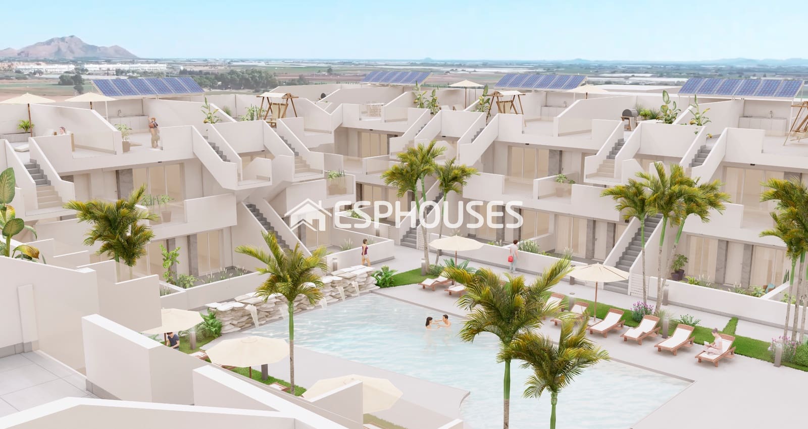 Ático de 2 habitaciones en Roldan en venta con piscina - 238.000 € (Ref: 9444405)