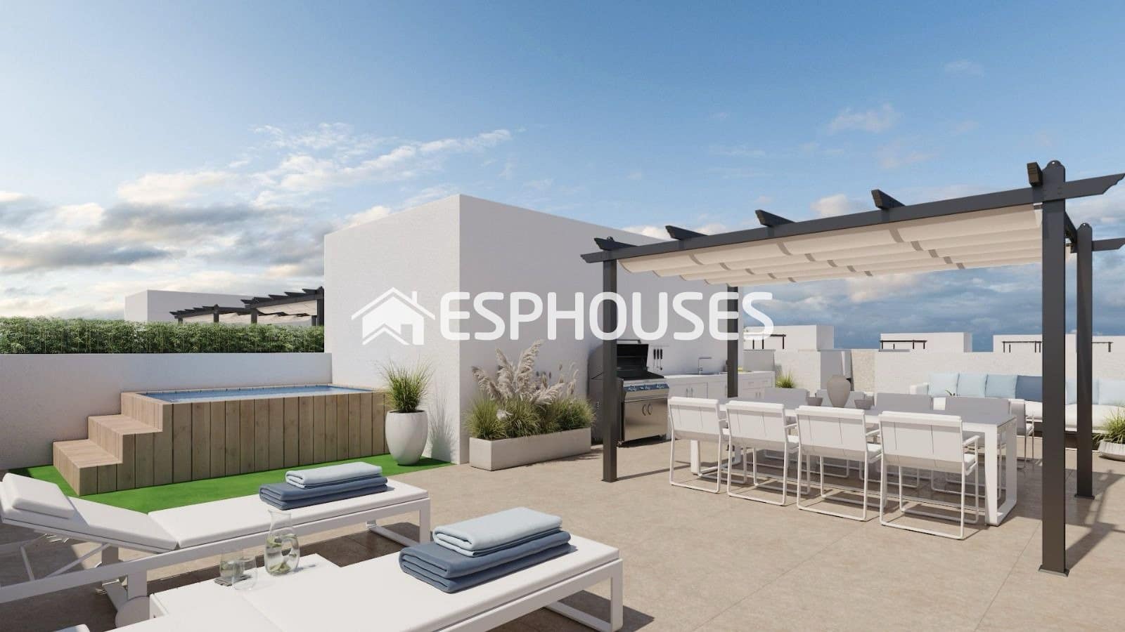 2 soverom Penthouse til salgs i La Nucia med svømmebasseng - € 469 500 (Ref: 9444408)