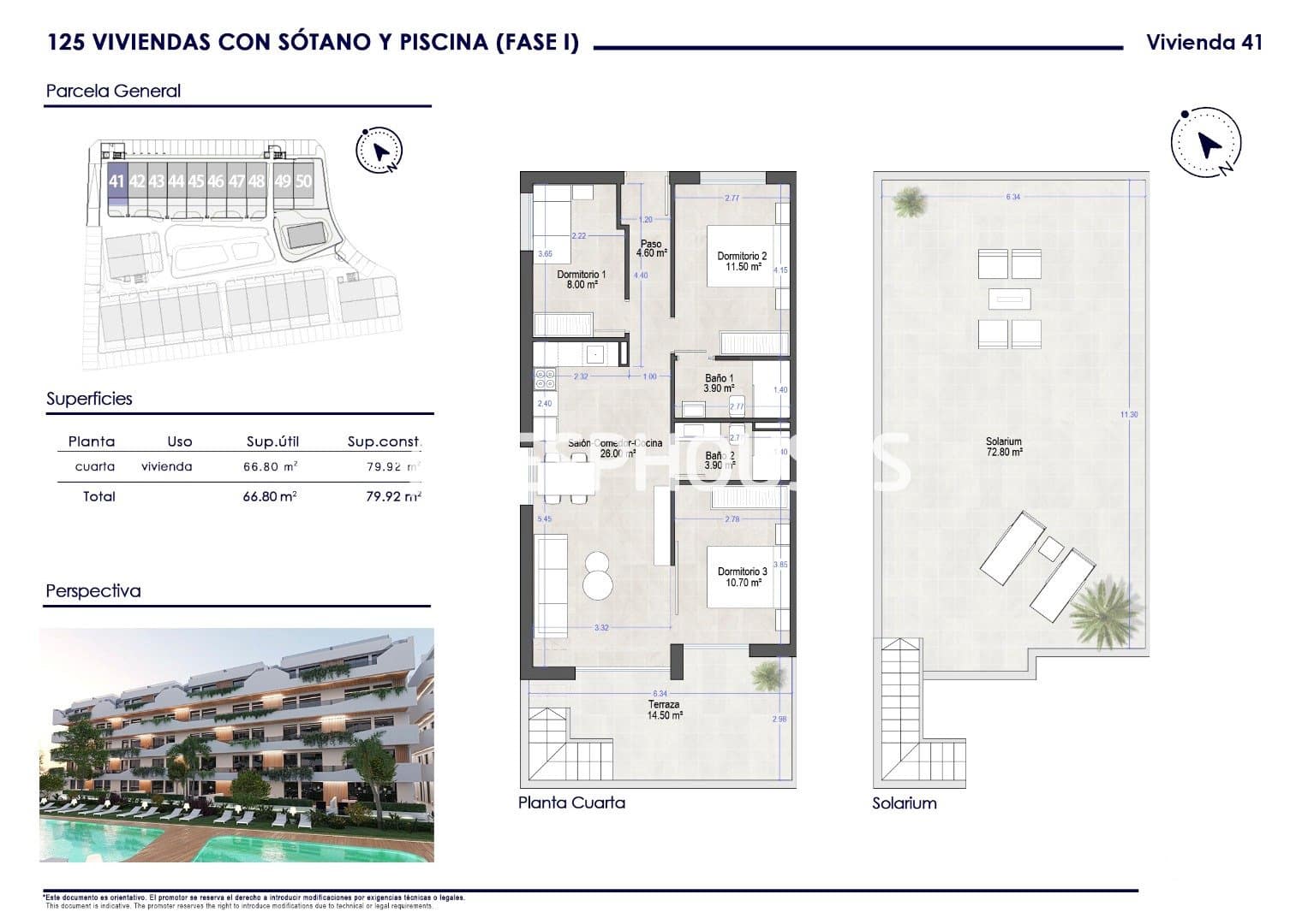 3 bedroom Apartment for sale in Santiago de la Ribera with pool garage - € 290,000 (Ref: 9444418)