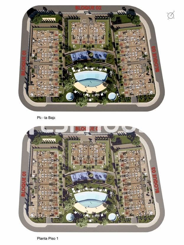 3 sovrum Lägenhet till salu i Monforte del Cid med pool garage - 465 000 € (Ref: 9444423)