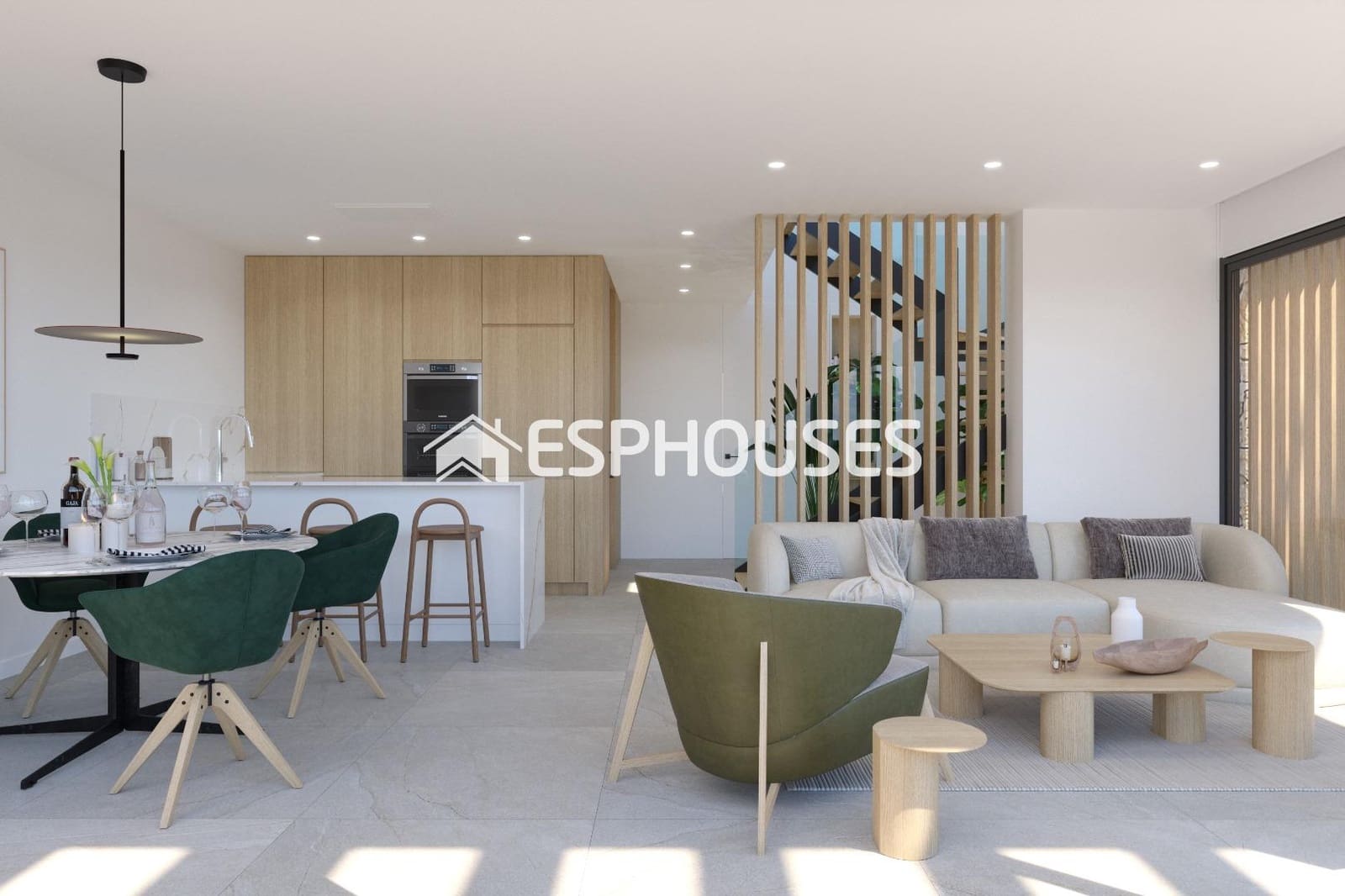 3 soveværelse Bungalow til salg i Monforte del Cid med swimmingpool garage - € 489.000 (Ref: 9444426)