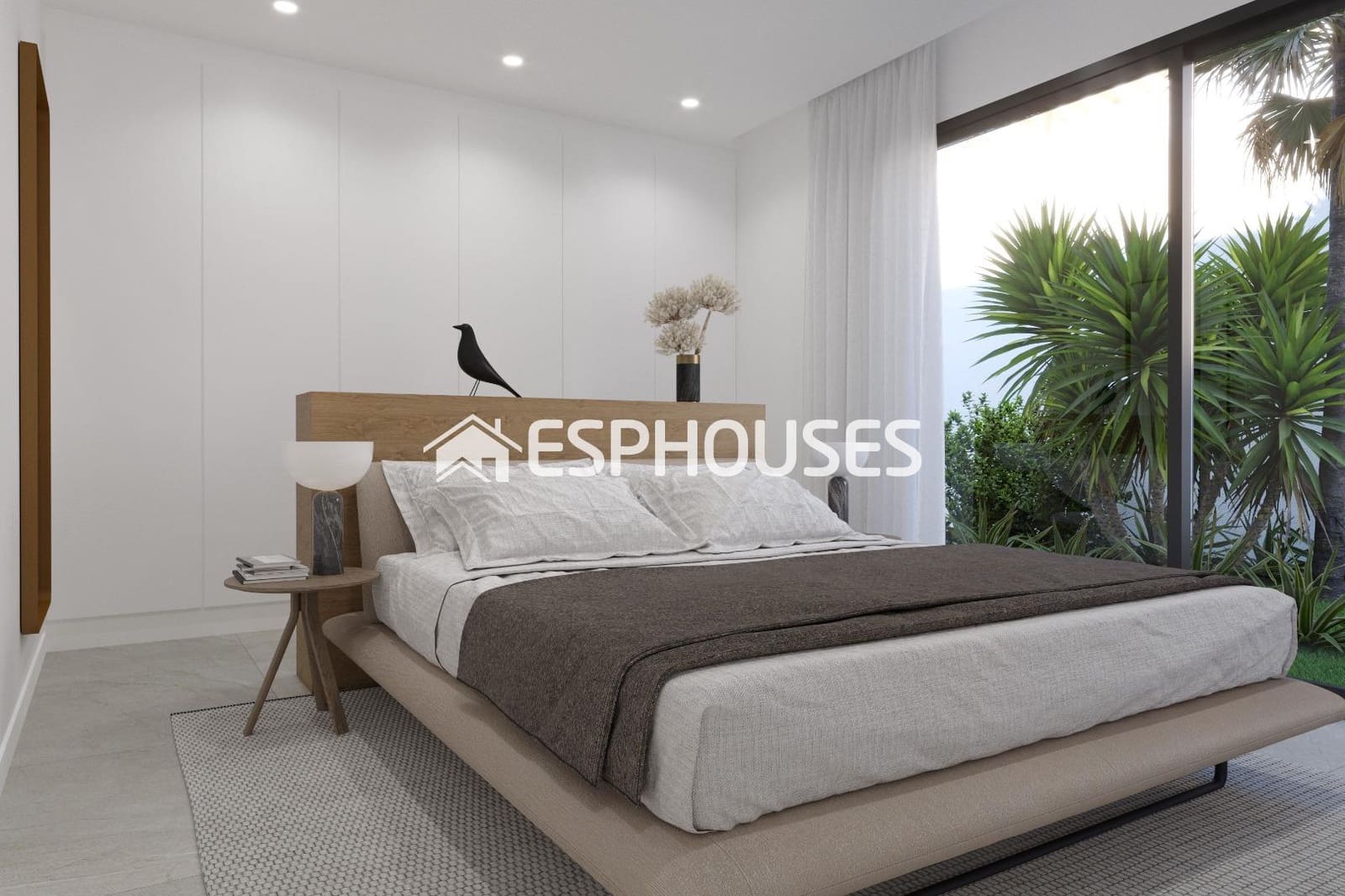 3 soveværelse Bungalow til salg i Monforte del Cid med swimmingpool garage - € 489.000 (Ref: 9444426)