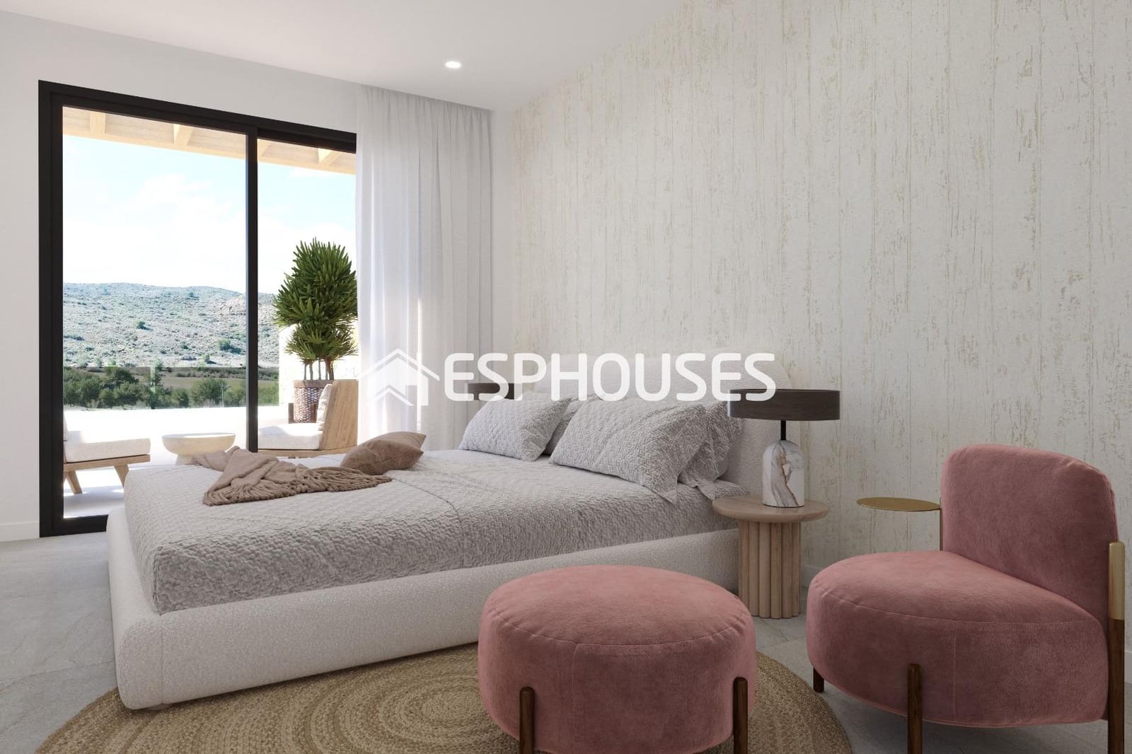 3 soveværelse Bungalow til salg i Monforte del Cid med swimmingpool garage - € 489.000 (Ref: 9444426)