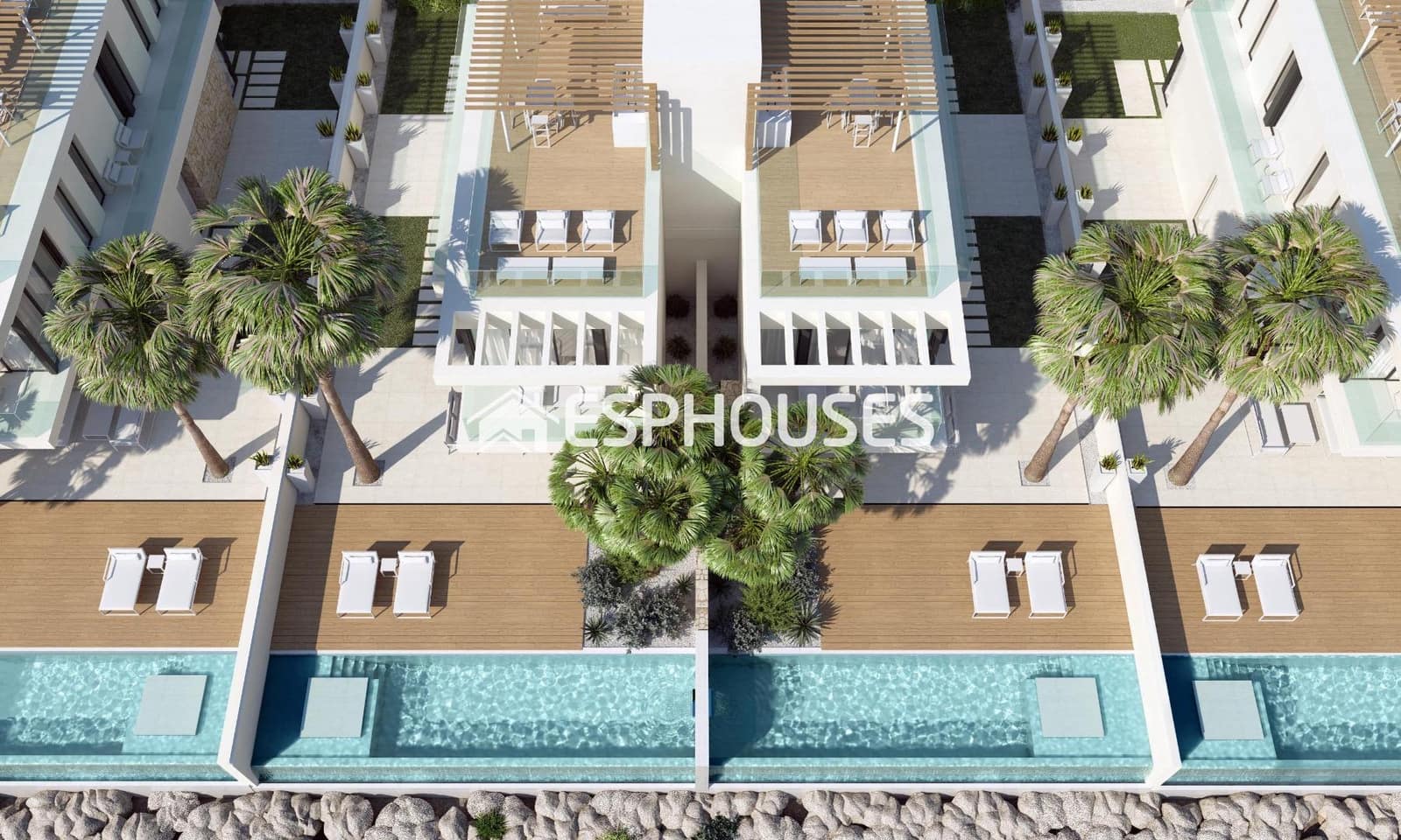 3 chambre Bungalow à vendre à Monforte del Cid avec piscine garage - 895 000 € (Ref: 9444428)