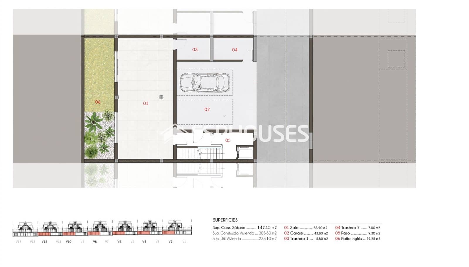 3 slaapkamer Huis te koop in Monforte del Cid met zwembad garage - € 895.000 (Ref: 9444428)