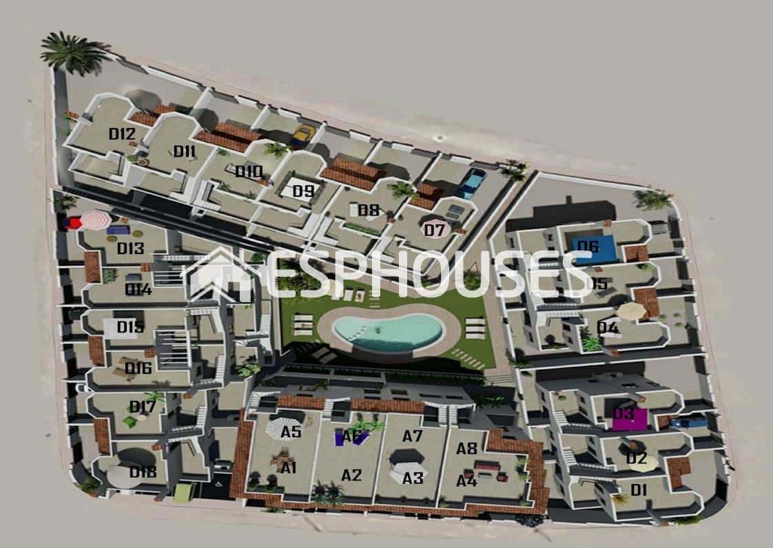 3 sovrum Bungalow till salu i Cox med pool garage - 255 000 € (Ref: 9444432)