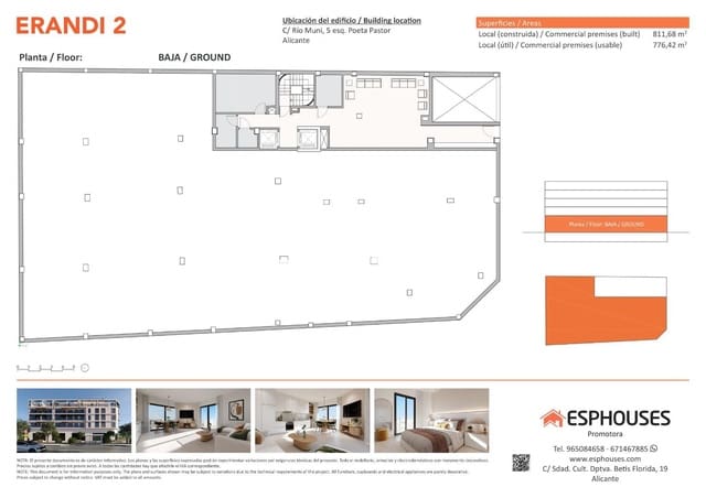Erhverv til salg i Florida Baja, Alicante by - € 1.200.000 (Ref: 9444433)