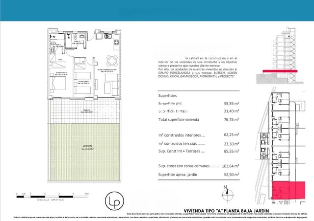 2 Zimmer Apartment zu verkaufen in Cala de Finestrat, Finestrat mit Pool - 401.400 € (Ref: 9444437)