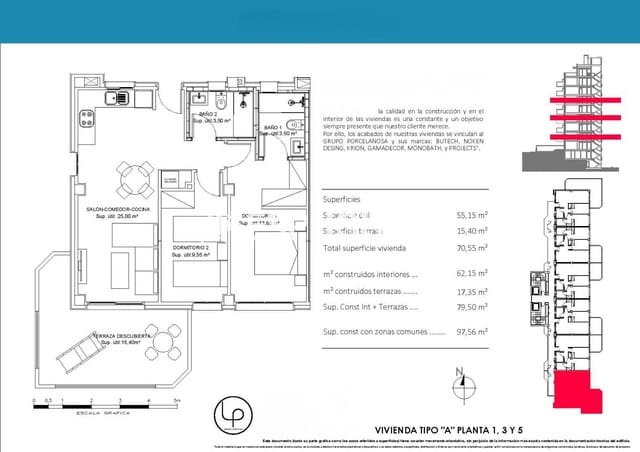 2 Zimmer Apartment zu verkaufen in Cala de Finestrat, Finestrat mit Pool Garage - 421.500 € (Ref: 9444439)