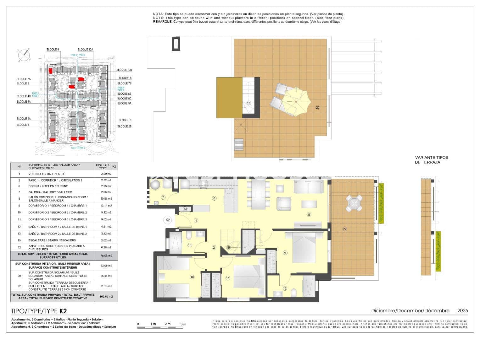 3 chambre Appartement à vendre à Pulpi avec piscine garage - 278 000 € (Ref: 9444443)