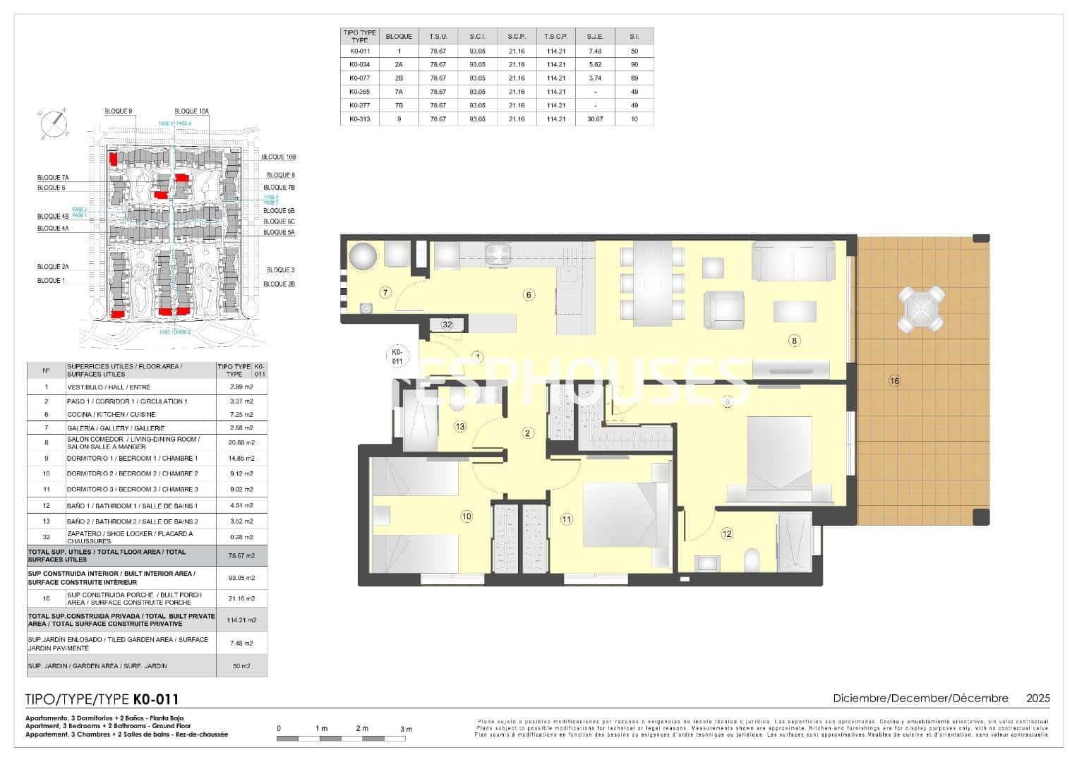 3 bedroom Apartment for sale in Pulpi with pool garage - € 252,000 (Ref: 9444457)