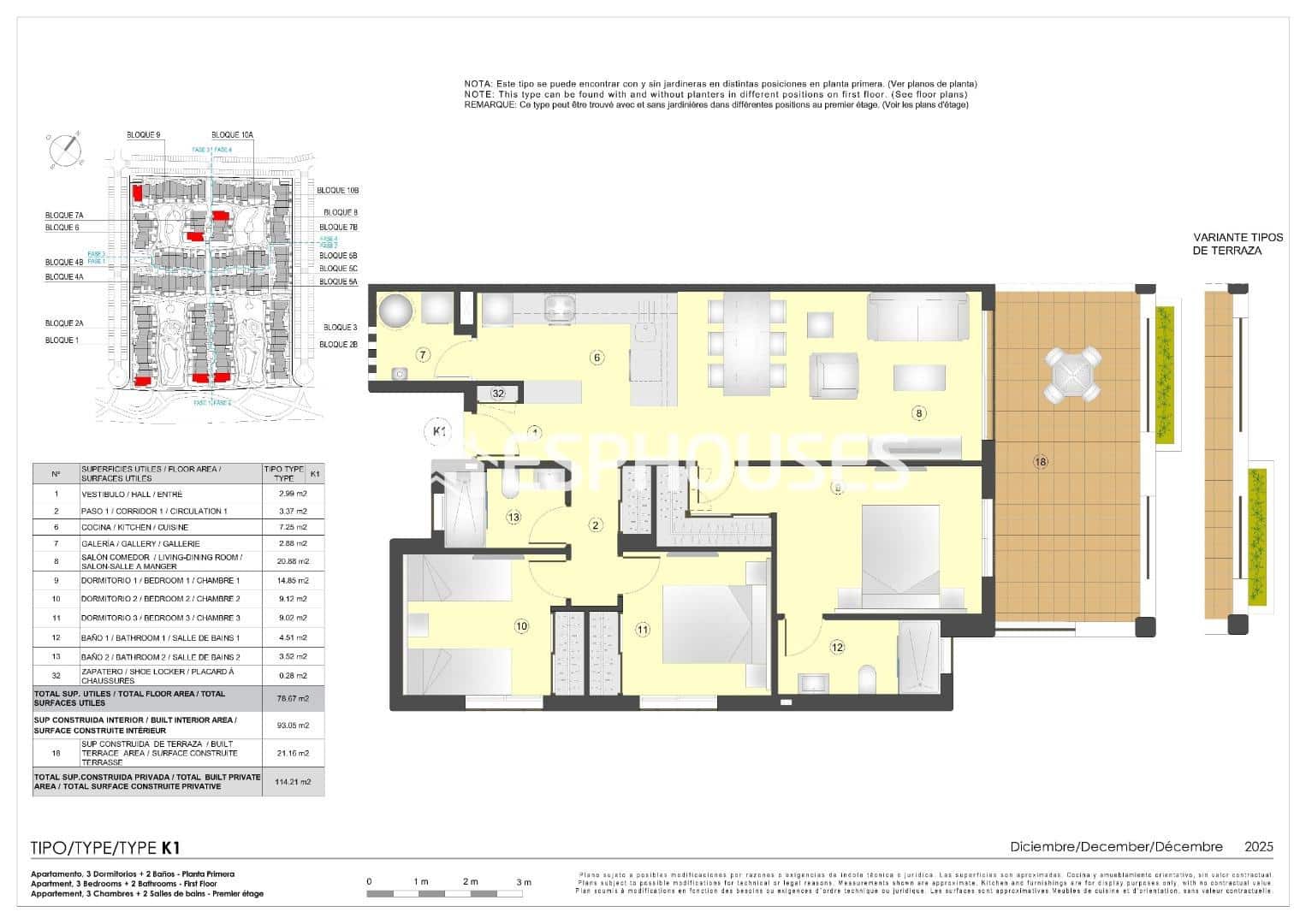 3 bedroom Apartment for sale in Pulpi with pool garage - € 235,000 (Ref: 9444458)