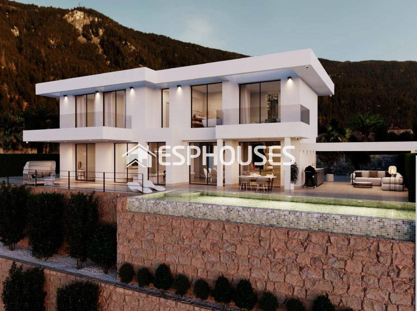 5 camera da letto Villa in vendita in Finestrat con piscina garage - 2.400.000 € (Rif: 9444984)