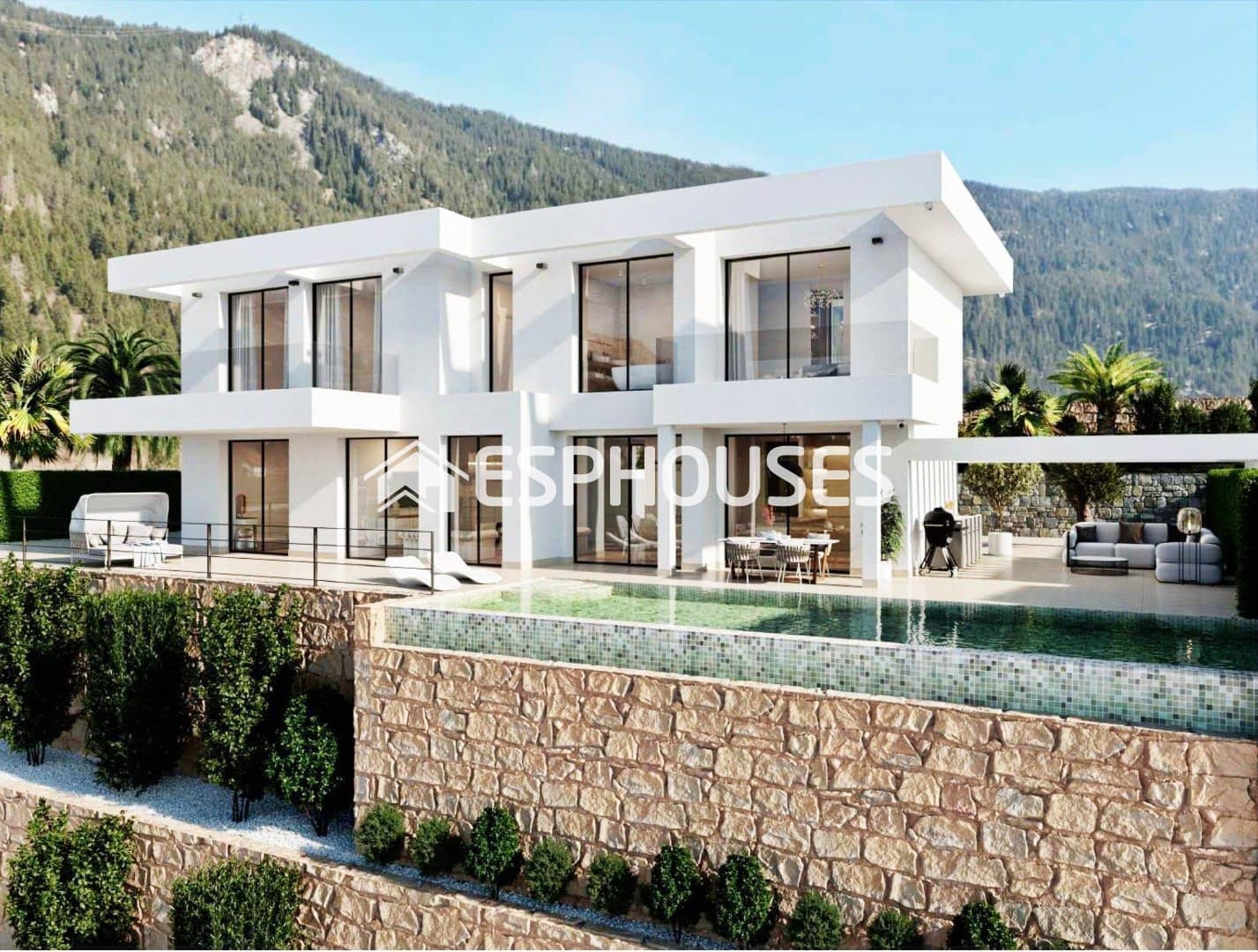 5 bedroom Villa for sale in Finestrat with pool garage - € 2,600,000 (Ref: 9444984)