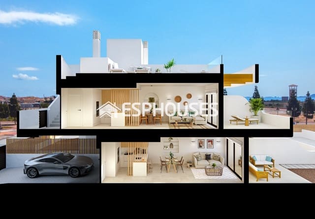 2 soverom Bungalow til salgs i Las Lomas de Rame - Bahía Bella, Los Alcázares med svømmebasseng garasje - € 309 000 (Ref: 9444993)