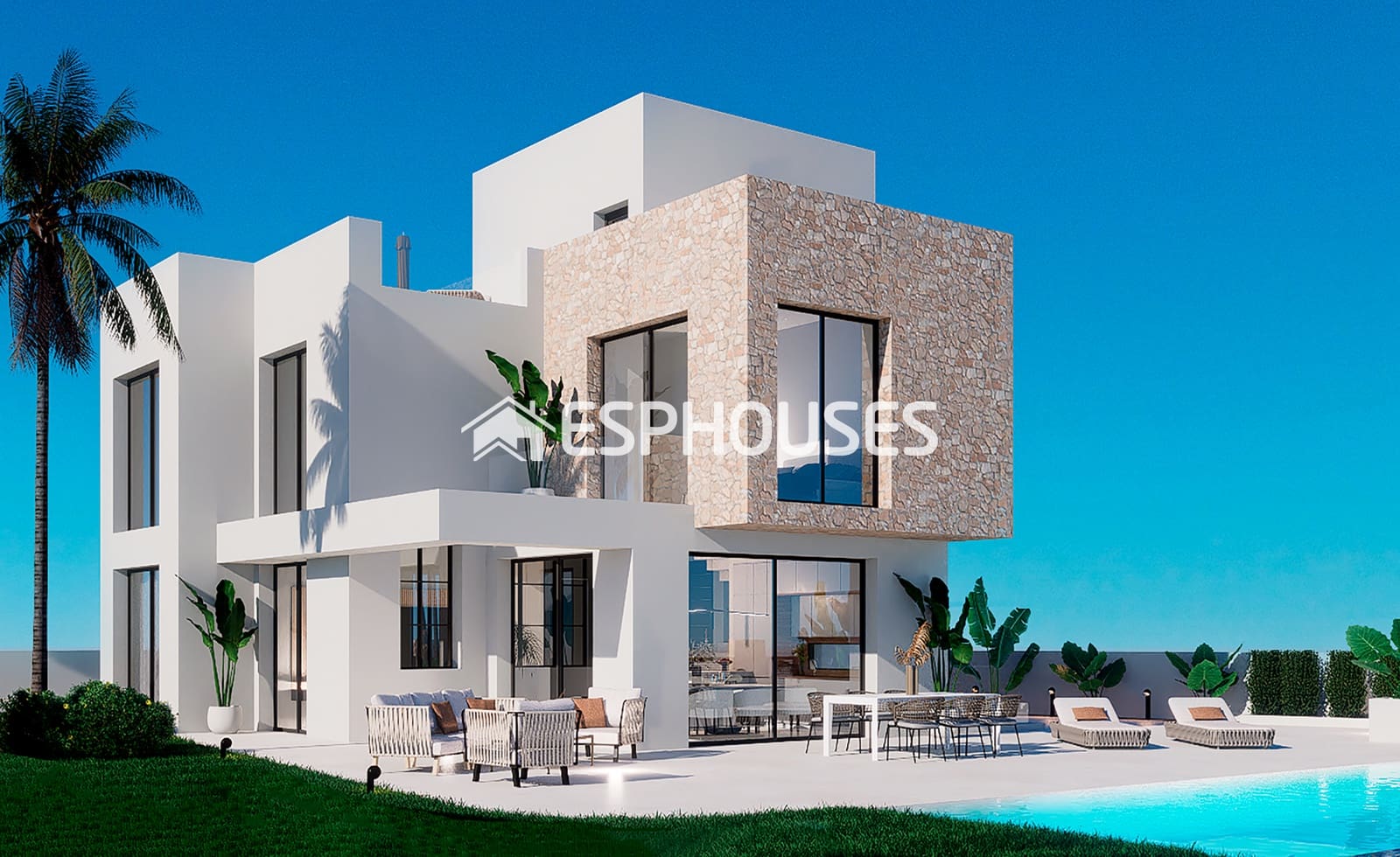 3 soverom Villa til salgs i Finestrat med svømmebasseng garasje - € 874 900 (Ref: 9445001)