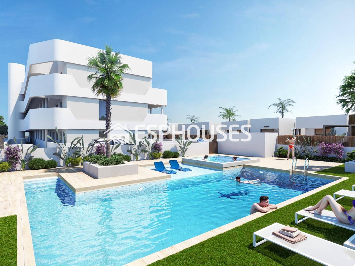 Apartamento de 3 habitaciones en Los Alcázares en venta con piscina garaje - 379.000 € (Ref: 9445002)